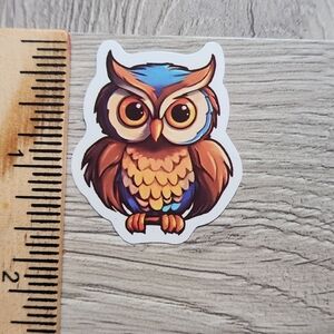10/$10 Owl Sticker Bird Hoot Owlet Colorful Cartoon